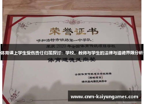 体育课上学生受伤责任归属探讨:学校、教师与学生的法律与道德界限分析